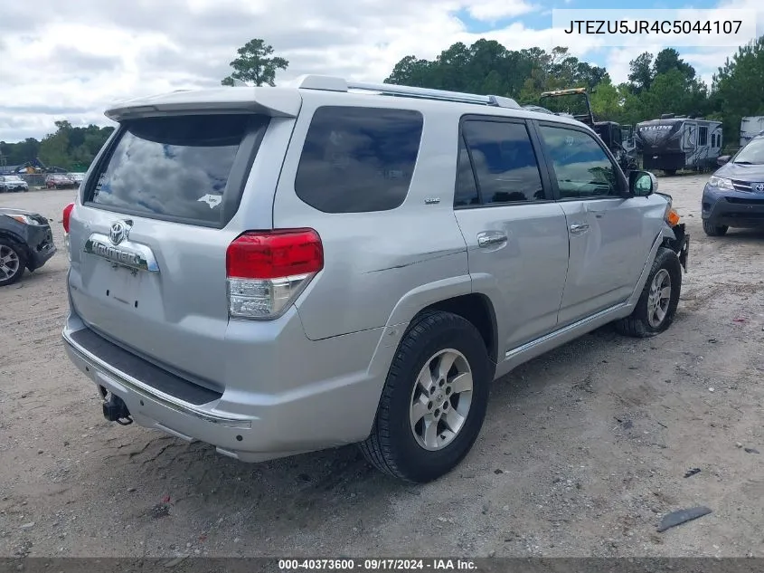 2012 Toyota 4Runner Sr5 VIN: JTEZU5JR4C5044107 Lot: 40373600