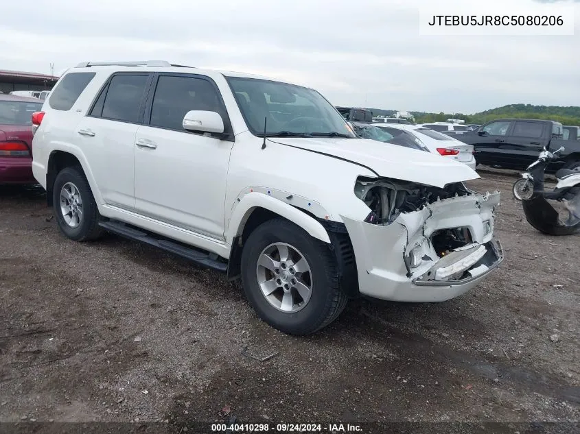 2012 Toyota 4Runner Sr5 VIN: JTEBU5JR8C5080206 Lot: 40410298