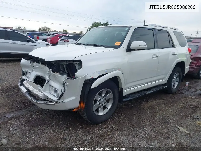 2012 Toyota 4Runner Sr5 VIN: JTEBU5JR8C5080206 Lot: 40410298