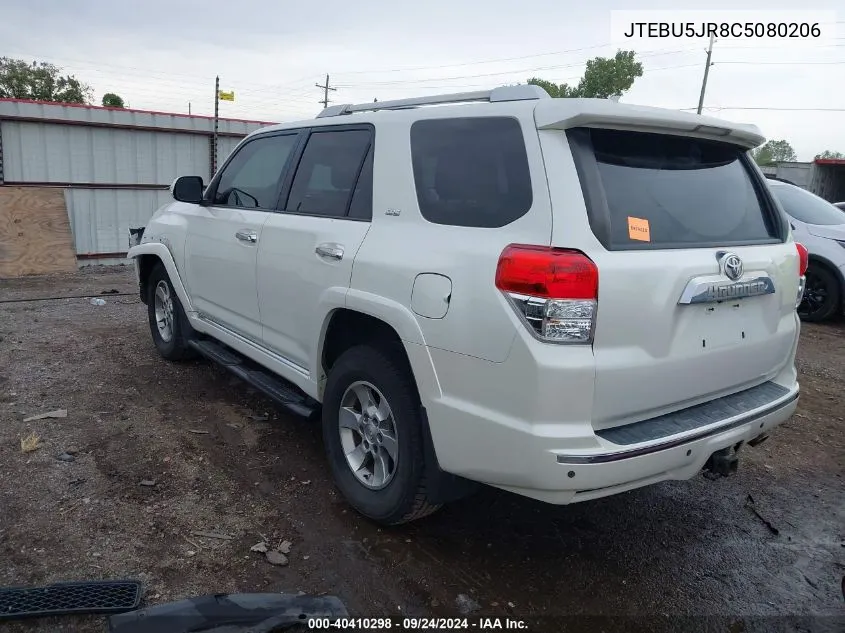 2012 Toyota 4Runner Sr5 VIN: JTEBU5JR8C5080206 Lot: 40410298