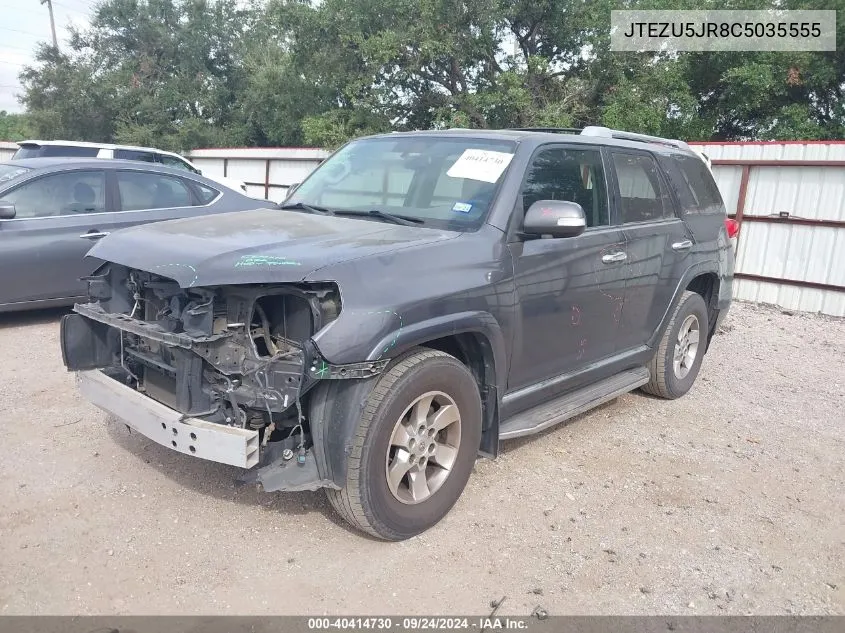 2012 Toyota 4Runner Sr5/Limited VIN: JTEZU5JR8C5035555 Lot: 40414730