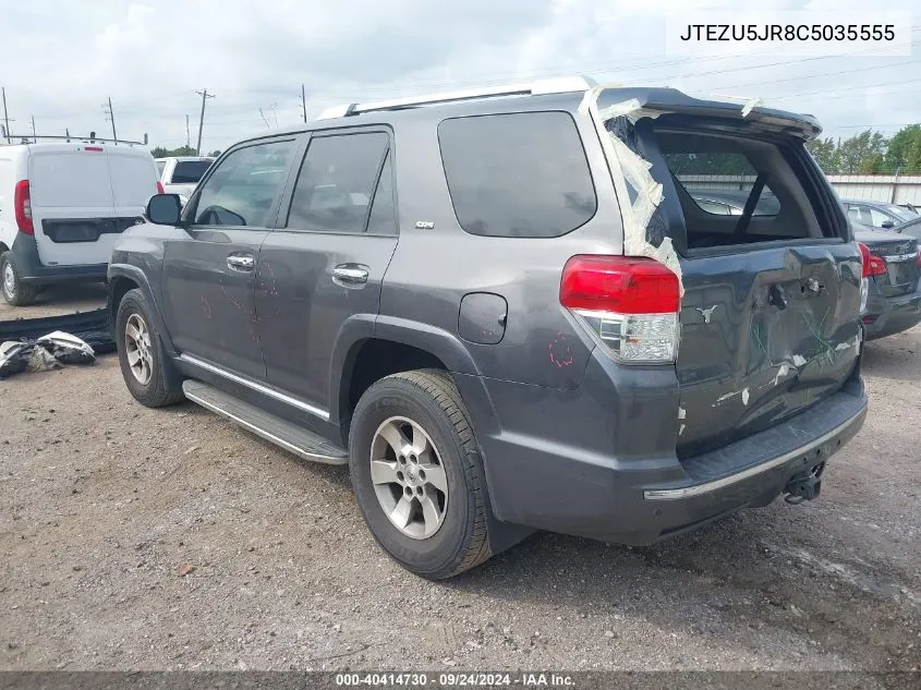 JTEZU5JR8C5035555 2012 Toyota 4Runner Sr5/Limited