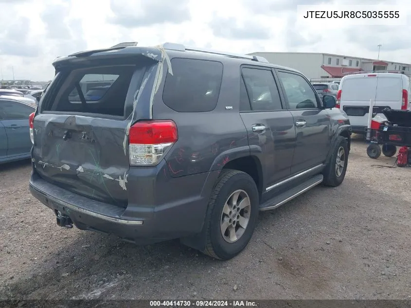 JTEZU5JR8C5035555 2012 Toyota 4Runner Sr5/Limited