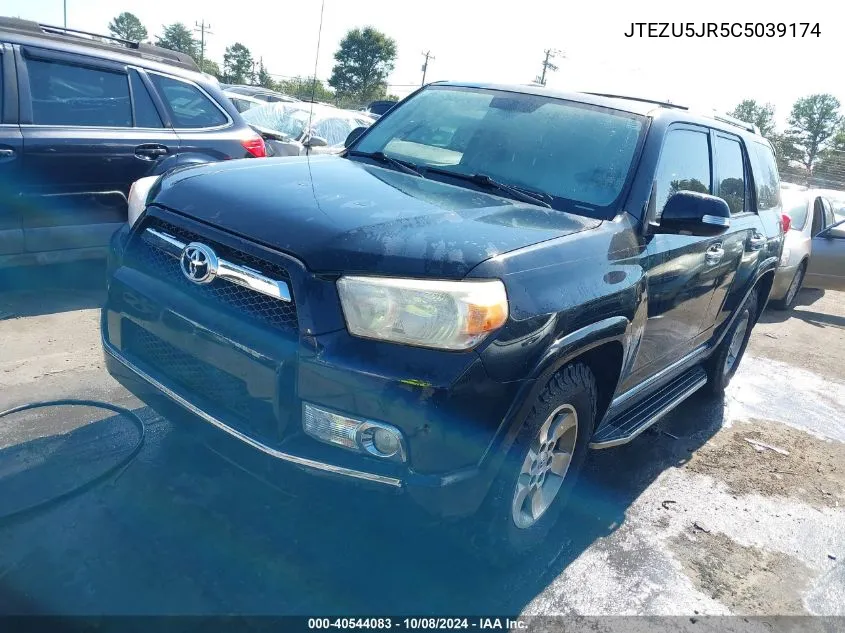 2012 Toyota 4Runner Sr5 VIN: JTEZU5JR5C5039174 Lot: 40544083