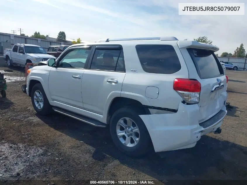 2012 Toyota 4Runner Sr5/Limited/Trail VIN: JTEBU5JR8C5079007 Lot: 40560706