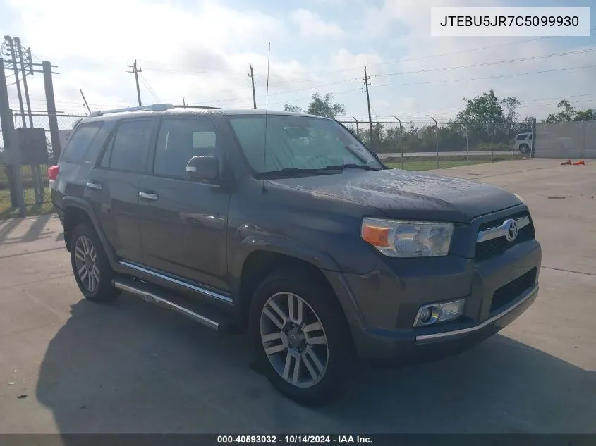 JTEBU5JR7C5099930 2012 Toyota 4Runner Sr5/Limited/Trail