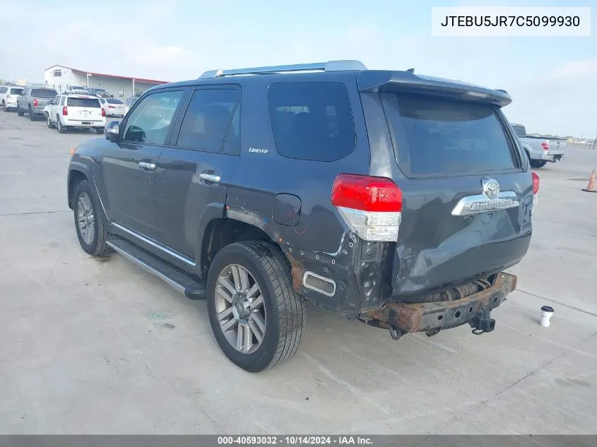 JTEBU5JR7C5099930 2012 Toyota 4Runner Sr5/Limited/Trail