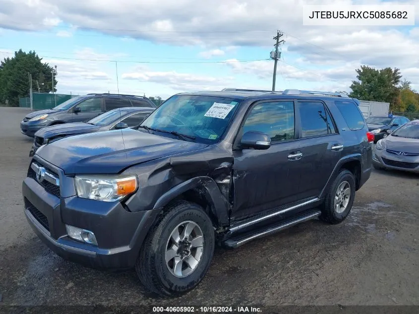 2012 Toyota 4Runner Sr5 VIN: JTEBU5JRXC5085682 Lot: 40605902