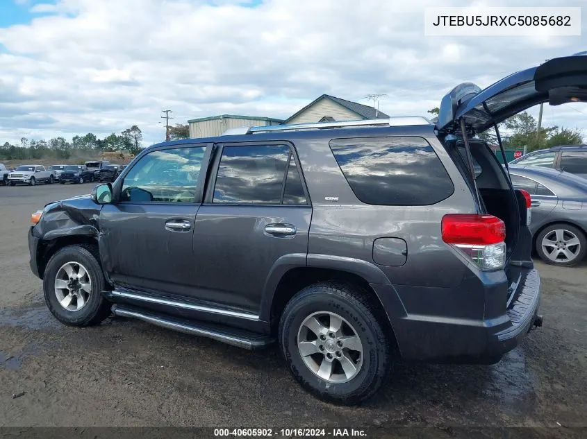 2012 Toyota 4Runner Sr5 VIN: JTEBU5JRXC5085682 Lot: 40605902