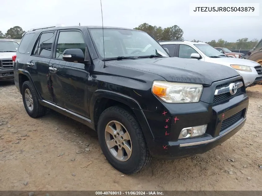 2012 Toyota 4Runner Sr5 VIN: JTEZU5JR8C5043879 Lot: 40769013