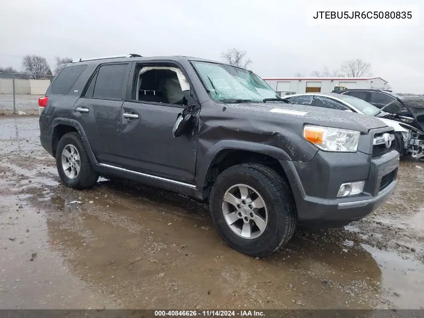 2012 Toyota 4Runner Sr5 VIN: JTEBU5JR6C5080835 Lot: 40846626