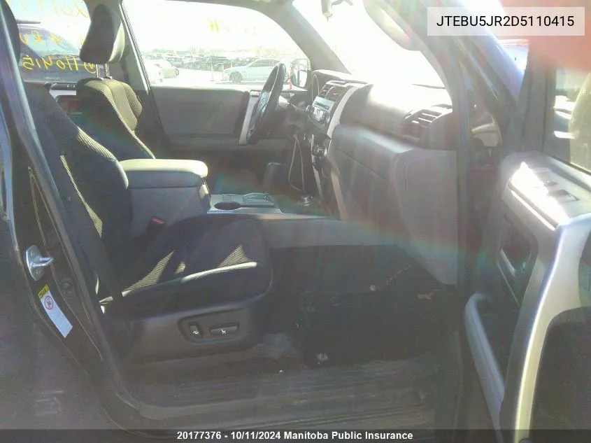 JTEBU5JR2D5110415 2013 Toyota 4Runner Sr5 V6