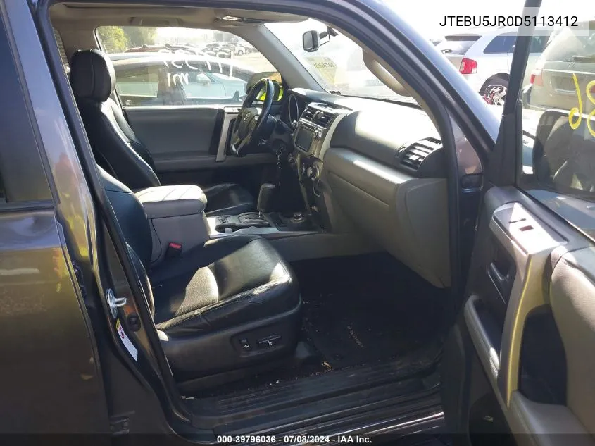 JTEBU5JR0D5113412 2013 Toyota 4Runner Sr5