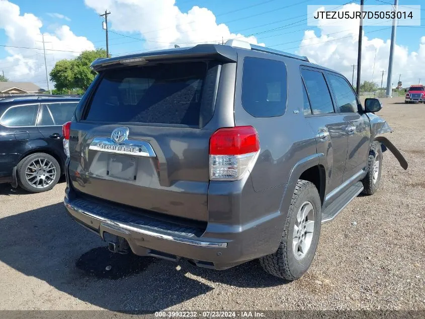 2013 Toyota 4Runner Sr5 VIN: JTEZU5JR7D5053014 Lot: 39932232