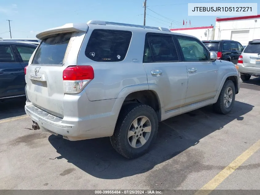 2013 Toyota 4Runner Limited/Sr5/Trail VIN: JTEBU5JR1D5127271 Lot: 39955484