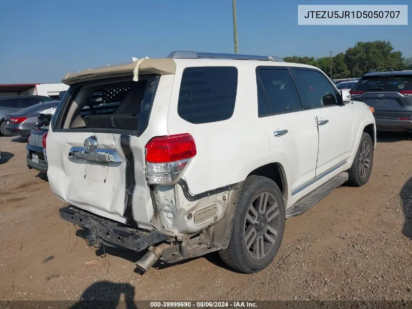 2013 Toyota 4Runner Limited VIN: JTEZU5JR1D5050707 Lot: 39999690