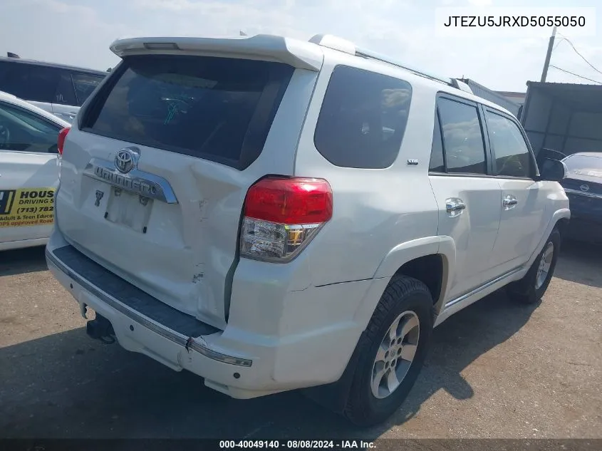 2013 Toyota 4Runner Sr5 VIN: JTEZU5JRXD5055050 Lot: 40049140