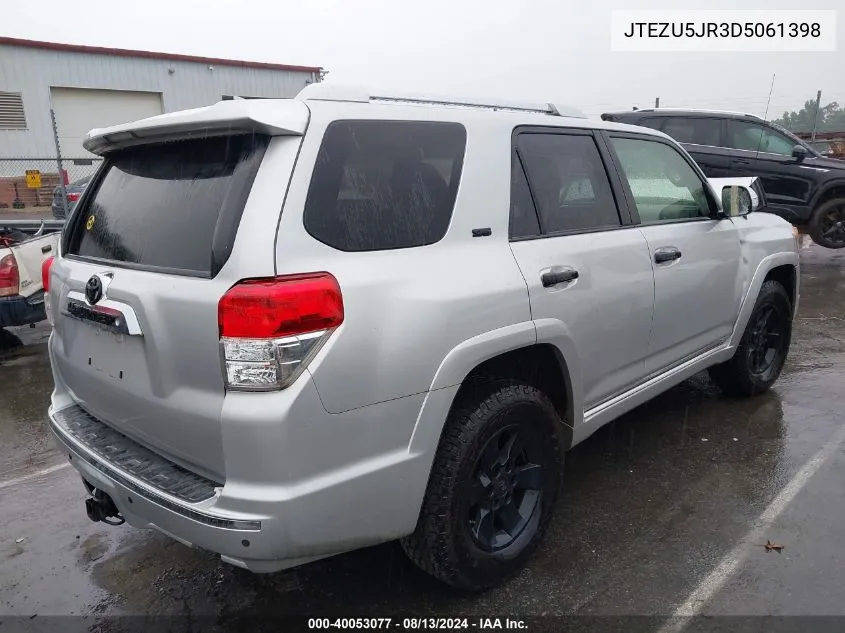 2013 Toyota 4Runner Sr5/Limited VIN: JTEZU5JR3D5061398 Lot: 40053077