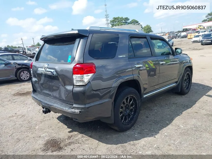 2013 Toyota 4Runner Limited VIN: JTEZU5JR9D5060837 Lot: 40130447