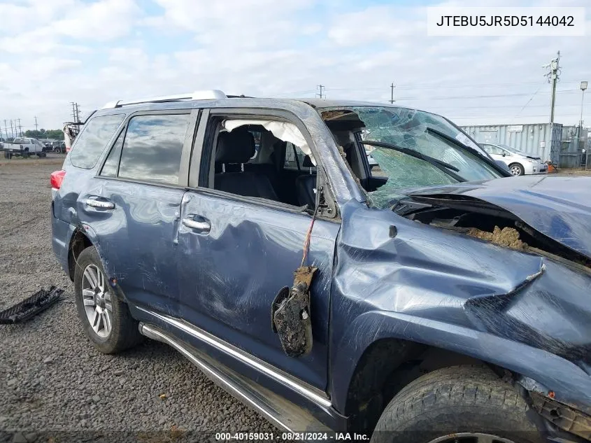 JTEBU5JR5D5144042 2013 Toyota 4Runner Limited