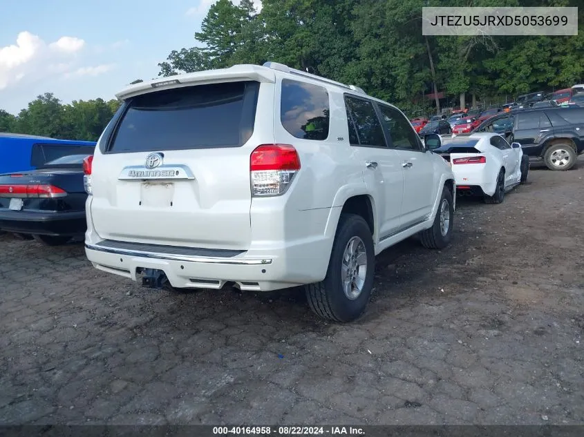 2013 Toyota 4Runner Sr5 VIN: JTEZU5JRXD5053699 Lot: 40164958