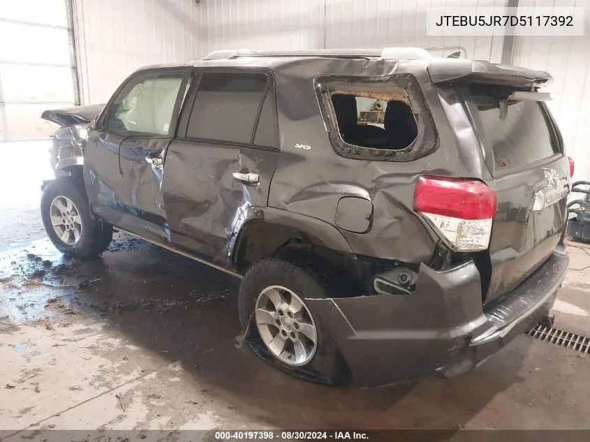 JTEBU5JR7D5117392 2013 Toyota 4Runner Sr5