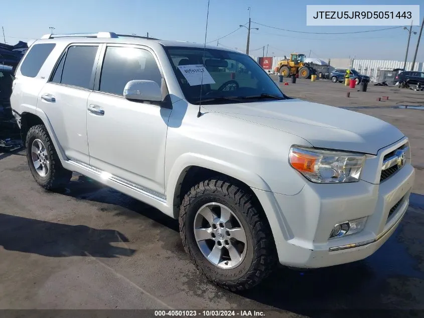 2013 Toyota 4Runner Sr5 VIN: JTEZU5JR9D5051443 Lot: 40501023