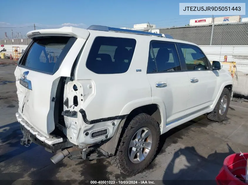 JTEZU5JR9D5051443 2013 Toyota 4Runner Sr5