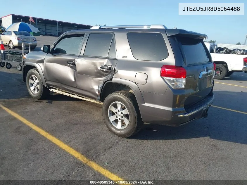 2013 Toyota 4Runner Sr5 VIN: JTEZU5JR8D5064488 Lot: 40505345