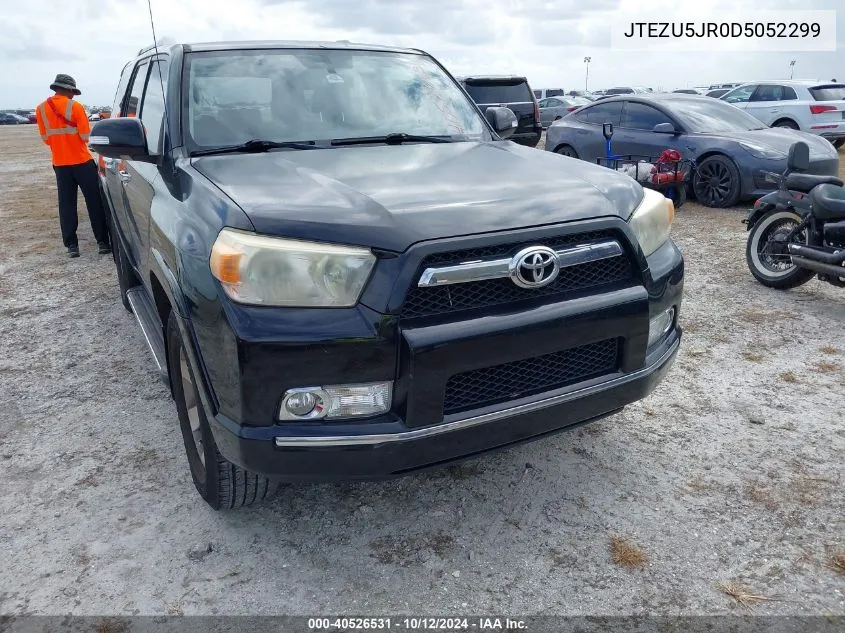 2013 Toyota 4Runner Sr5 VIN: JTEZU5JR0D5052299 Lot: 40526531