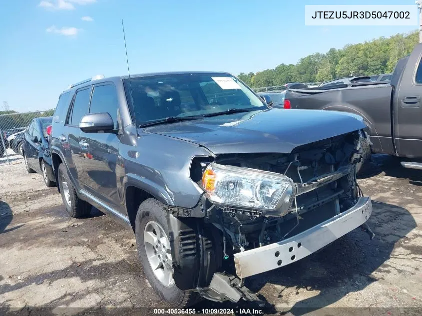 JTEZU5JR3D5047002 2013 Toyota 4Runner Sr5