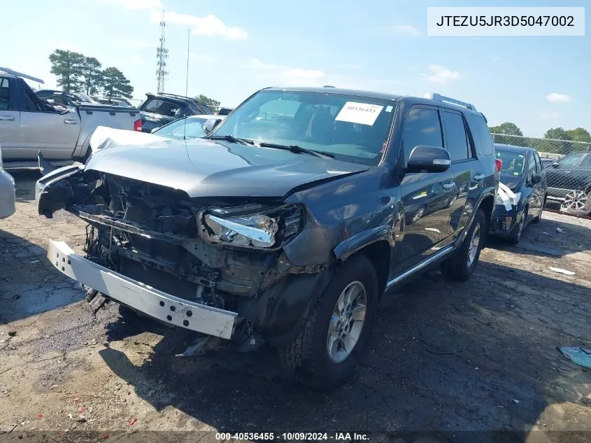 2013 Toyota 4Runner Sr5 VIN: JTEZU5JR3D5047002 Lot: 40536455