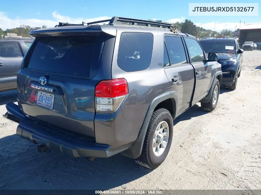 2013 Toyota 4Runner Trail VIN: JTEBU5JRXD5132677 Lot: 40536861