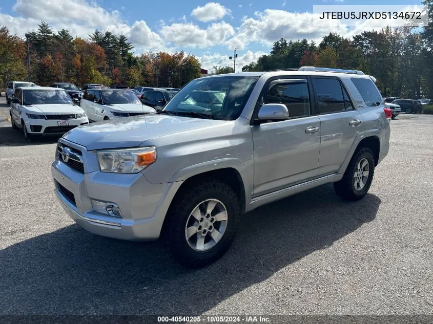 2013 Toyota 4Runner Sr5/Limited/Trail VIN: JTEBU5JRXD5134672 Lot: 40540205