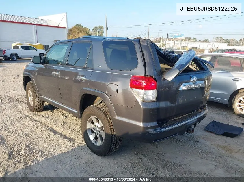 JTEBU5JR8D5122925 2013 Toyota 4Runner Sr5/Limited/Trail