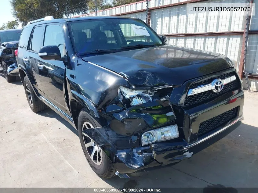 2013 Toyota 4Runner Sr5/Limited VIN: JTEZU5JR1D5052070 Lot: 40550960