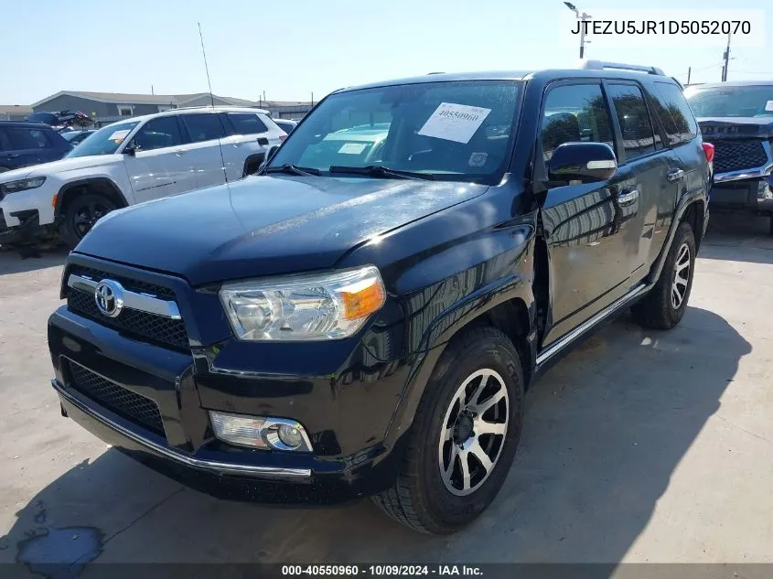 2013 Toyota 4Runner Sr5/Limited VIN: JTEZU5JR1D5052070 Lot: 40550960