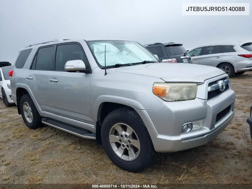 2013 Toyota 4Runner Sr5 VIN: JTEBU5JR9D5140088 Lot: 40555714