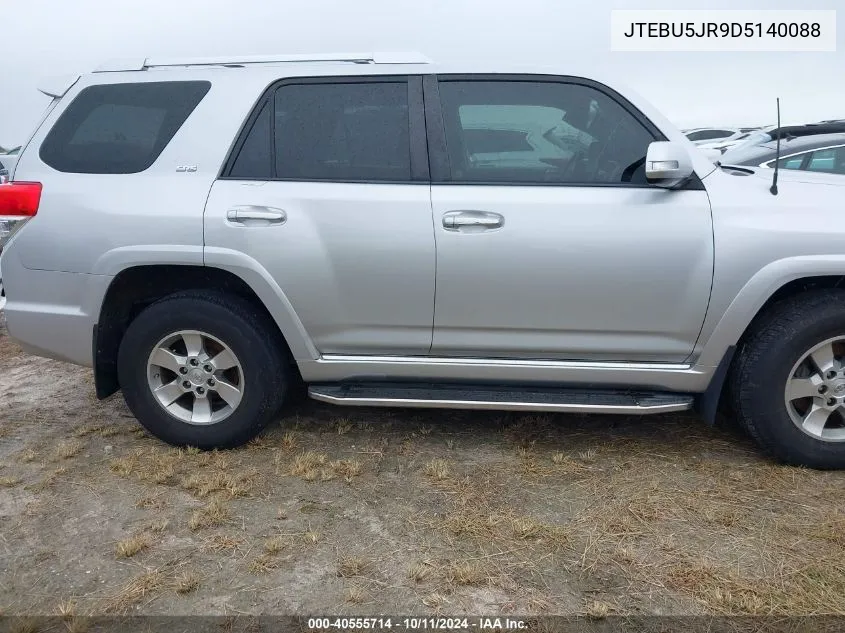 2013 Toyota 4Runner Sr5 VIN: JTEBU5JR9D5140088 Lot: 40555714