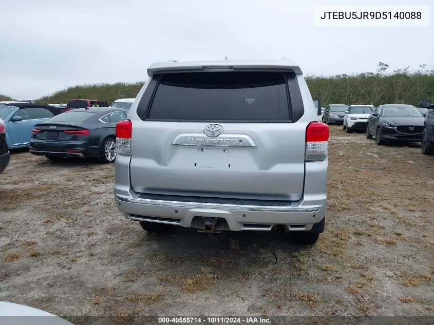 2013 Toyota 4Runner Sr5 VIN: JTEBU5JR9D5140088 Lot: 40555714