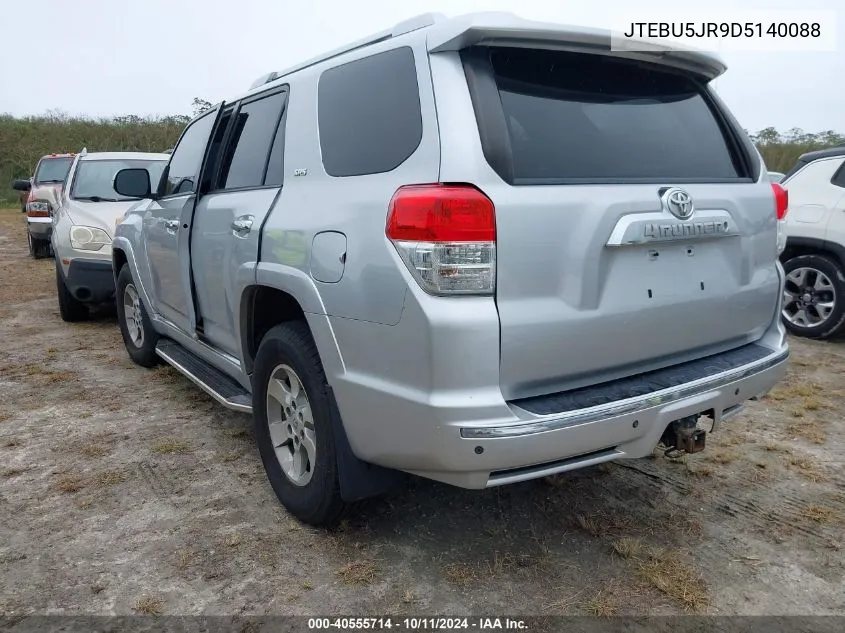 2013 Toyota 4Runner Sr5 VIN: JTEBU5JR9D5140088 Lot: 40555714