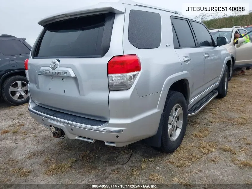 2013 Toyota 4Runner Sr5 VIN: JTEBU5JR9D5140088 Lot: 40555714