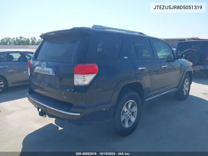 JTEZU5JR8D5051319 2013 Toyota 4Runner Sr5