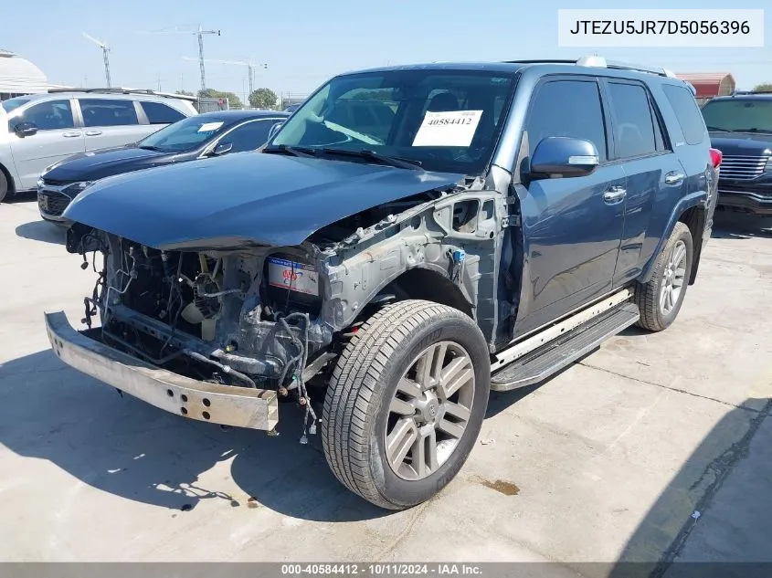 2013 Toyota 4Runner Limited VIN: JTEZU5JR7D5056396 Lot: 40584412