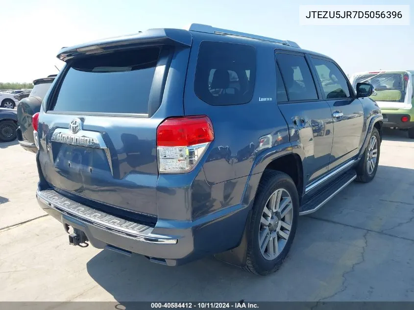 JTEZU5JR7D5056396 2013 Toyota 4Runner Limited