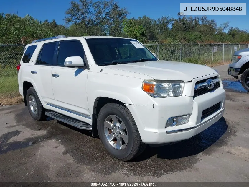 2013 Toyota 4Runner Sr5 VIN: JTEZU5JR9D5048848 Lot: 40627758