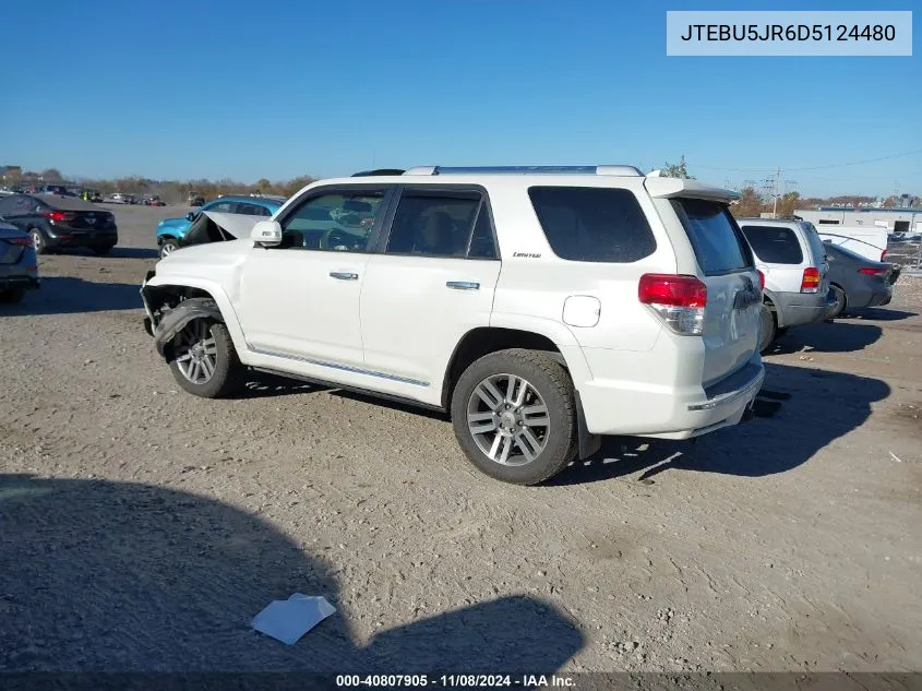 JTEBU5JR6D5124480 2013 Toyota 4Runner Limited