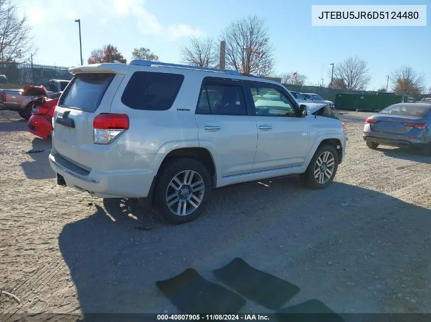 JTEBU5JR6D5124480 2013 Toyota 4Runner Limited