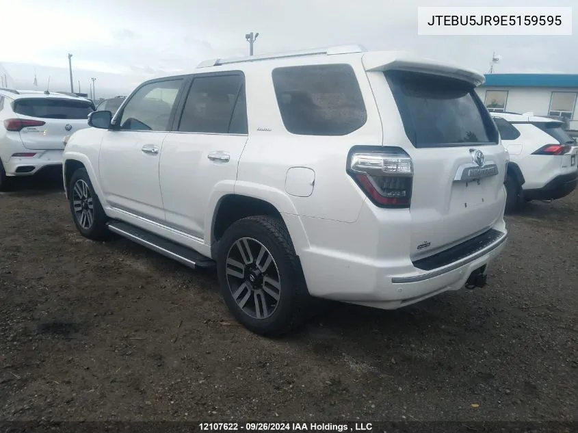 2014 Toyota 4Runner Sr5/Limited/Trail VIN: JTEBU5JR9E5159595 Lot: 12107622