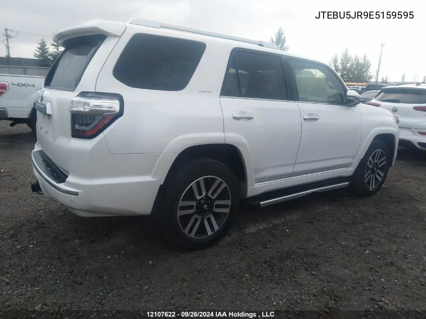 2014 Toyota 4Runner Sr5/Limited/Trail VIN: JTEBU5JR9E5159595 Lot: 12107622